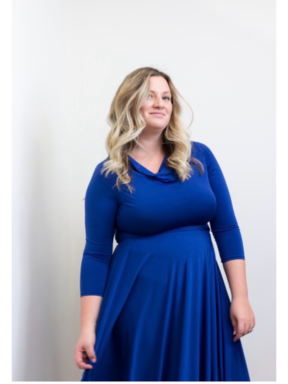 Classic Black IRIS Henkaa Convertible Dress 3/4 sleeves.